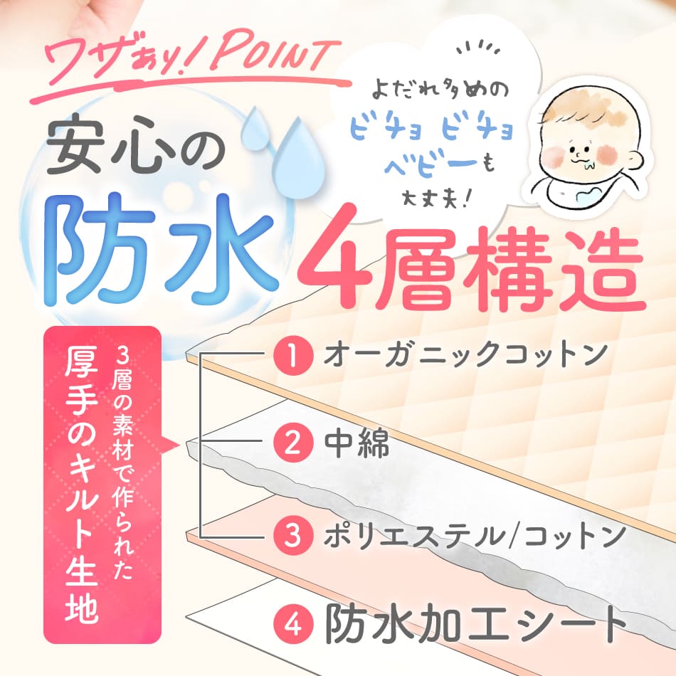 スタイ よだれかけ 4枚セット