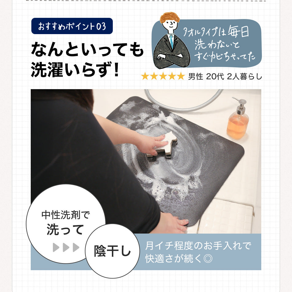 珪藻土 バスマット