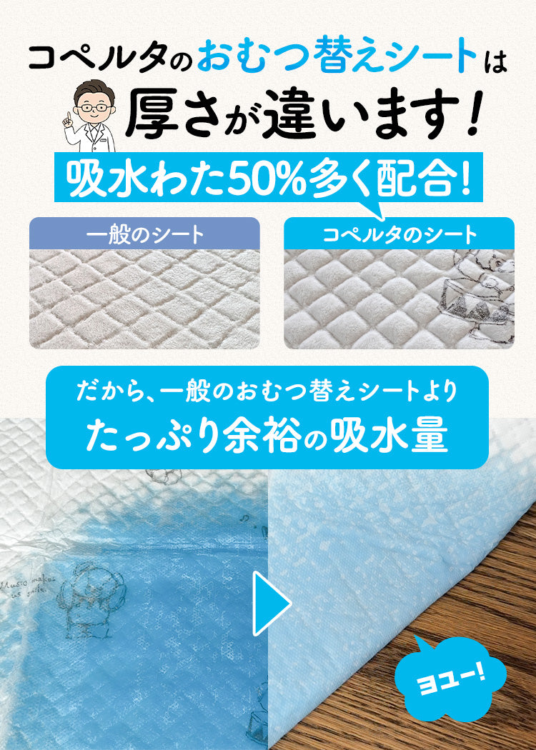 使い捨て おむつ替えシート 防水シート