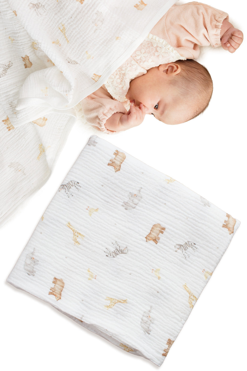 おくるみブランケット 湯上がりタオル