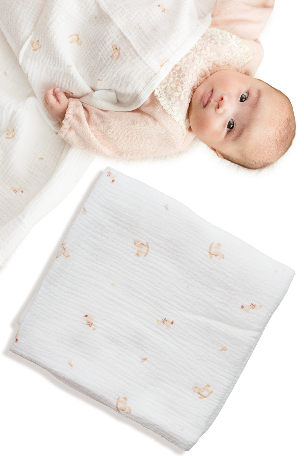 おくるみブランケット 湯上がりタオル