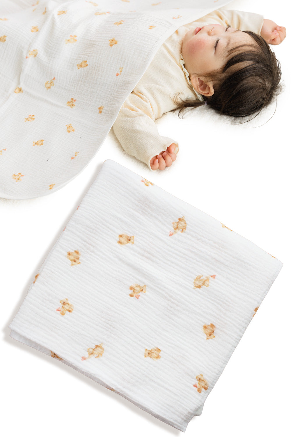 おくるみブランケット 湯上がりタオル