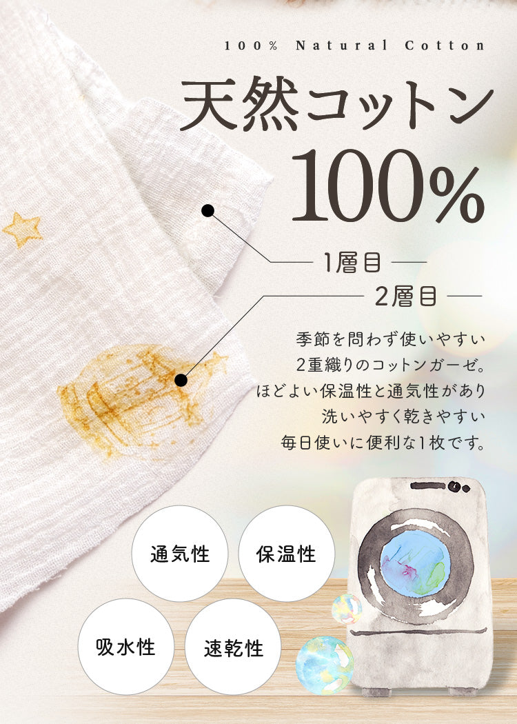 おくるみブランケット 湯上がりタオル